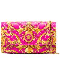 Versace Icon Baroque Clutch - Roze
