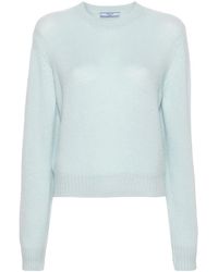 Prada - Kaschmirpullover Mit Rundem Ausschnitt - Lyst