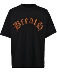 BREATH - Rhinestone-Embellished Logo-Print T-Shirt - Lyst