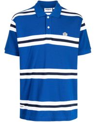 Chocoolate - Horizontal Stripes Cotton Polo Shirt - Lyst