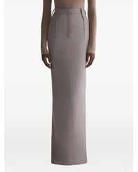Mugler - Split Maxi Skirt - Lyst