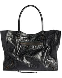 Balenciaga - Le City Small Leather Tote Bag - Lyst