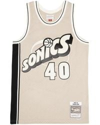 Mitchell & Ness - Swingman Nba Supersonics 1995 Shawn Kemp Tank Top - Lyst