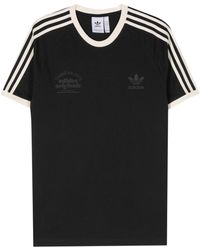 adidas - Embossed-logo Cotton T-shirt - Lyst