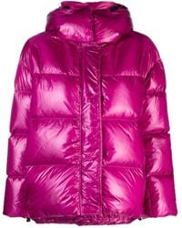 Aspesi - Detachable-Hood Padded Jacket - Lyst