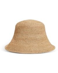 Sandro - Raffia Bucket Hat - Lyst