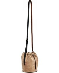 Maison Margiela - Drawstring-Fastening Suede Bucket Bag - Lyst