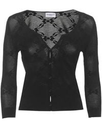 Marella - Mlssabbia Floral-Embroidered V-Neck Cardigan - Lyst