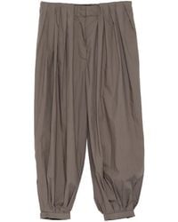 OPEN YY - Gathered Trousers - Lyst