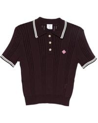 CASABLANCA - Short-Sleeved Polo Shirt - Lyst