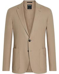 ZEGNA - Blazer Oasi Lino - Lyst
