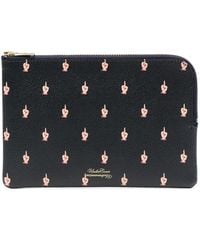 Undercover - Printed Clutch Bag - Lyst