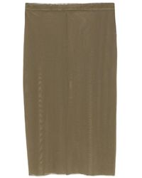 Frankie Shop - Suva Sheer Pencil Midi Skirt - Lyst