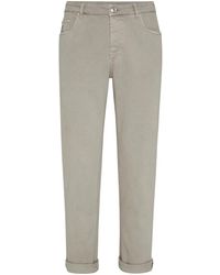 Brunello Cucinelli - Hose mit geradem Bein - Lyst