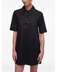 Liu Jo - Robe En Popeline À Coupe Courte - Lyst