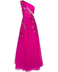 Saiid Kobeisy - One-Shoulder Beaded Gown - Lyst