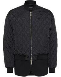 DSquared² - Quilted Bomber Jacket - Lyst