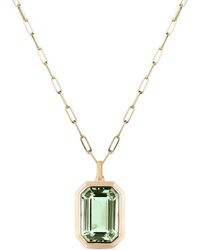 Goshwara - Collier Manhattan Serti De Prasiolite - Lyst