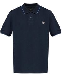 Paul Smith - Polo Manches Courtes À Logo Zèbre - Lyst