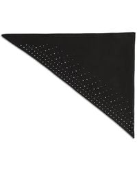 KARL LAGERFELD - Foulard Autograph À Strass - Lyst
