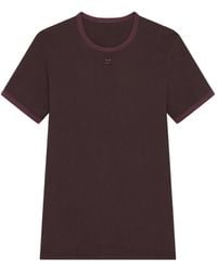 Courreges - Signature Contrast-Trim Logo-Patch T-Shirt - Lyst
