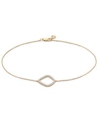 Monica Vinader - 14Kt Riva Kite Diamond Bracelet - Lyst