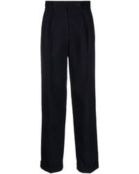 See By Chloé - High-waisted Straight-leg Trousers - Lyst