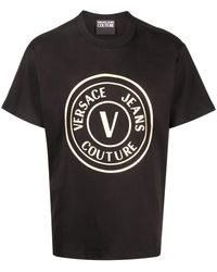Versace Jeans Couture - Couture Foil Logo T Shirt - Lyst