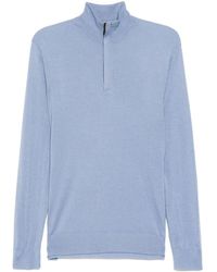 N.Peal Cashmere - Regent Fg ハーフジップ プルオーバー - Lyst