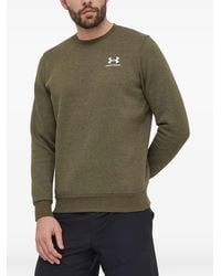 Under Armour - Logo-Print Crew-Neck Sweatshirt - Lyst