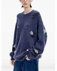 JNBY - Pull Oversize À Fleurs En Jacquard - Lyst