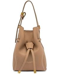Gianni Chiarini - Sienna Leren Bucket-Tas Met Trekkoord - Lyst