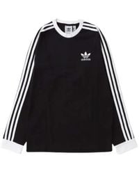 adidas - 3-Stripes Long-Sleeve T-Shirt - Lyst