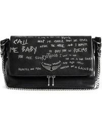 Zadig & Voltaire - Rocky Ii Graffiti Satchel Bag - Lyst