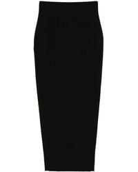 Rick Owens - High-Waisted Maxi Skirt - Lyst