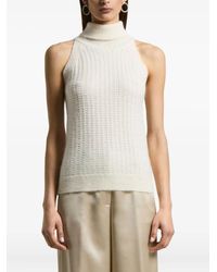 Peserico - Top Smanicato A Collo Alto - Lyst