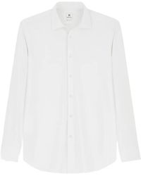 BOGGI - Stretch Nylon B Tech Slim-Fit Overhemd - Lyst