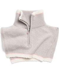 Barrie - Shearling Zip-Up Collar-Scarf - Lyst
