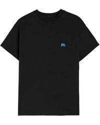 Jil Sander - Relaxed-Fit Cotton Crew-Neck T-Shirt With Embroidered Jil Logo - Lyst