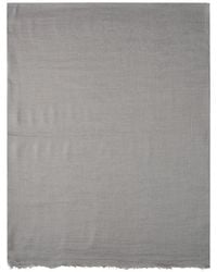 Rick Owens - Frayed-Edge Scarf - Lyst