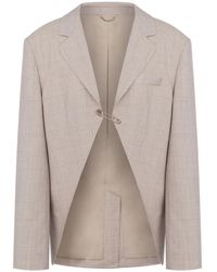 Moschino - Checked Blazer - Lyst
