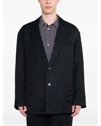 Ssstein - Single-Breasted Twill Jacket - Lyst