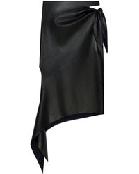 Courreges - Slash Leren Rok - Lyst