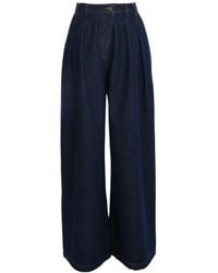Significant Other - Micah Pleated Wide-Leg Jeans - Lyst