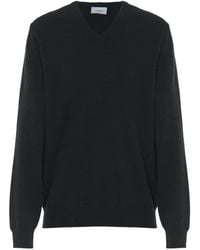 Malo - V-Neck Cashmere Sweater - Lyst