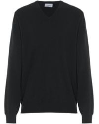 Malo - V-Neck Cashmere Sweater - Lyst