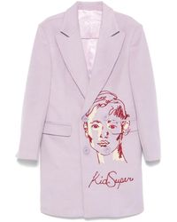 Nicholas Daley Big Mac Coat in Blue for Men | Lyst