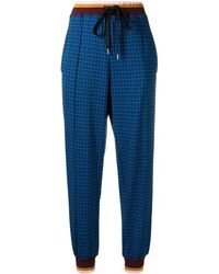 Marni Tapered-Hose mit hohem Bund - Blau