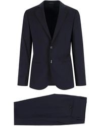 Giorgio Armani - Three-Button Wool Suit - Lyst