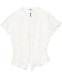 STAUD - Maelle Zip-Up Top - Lyst